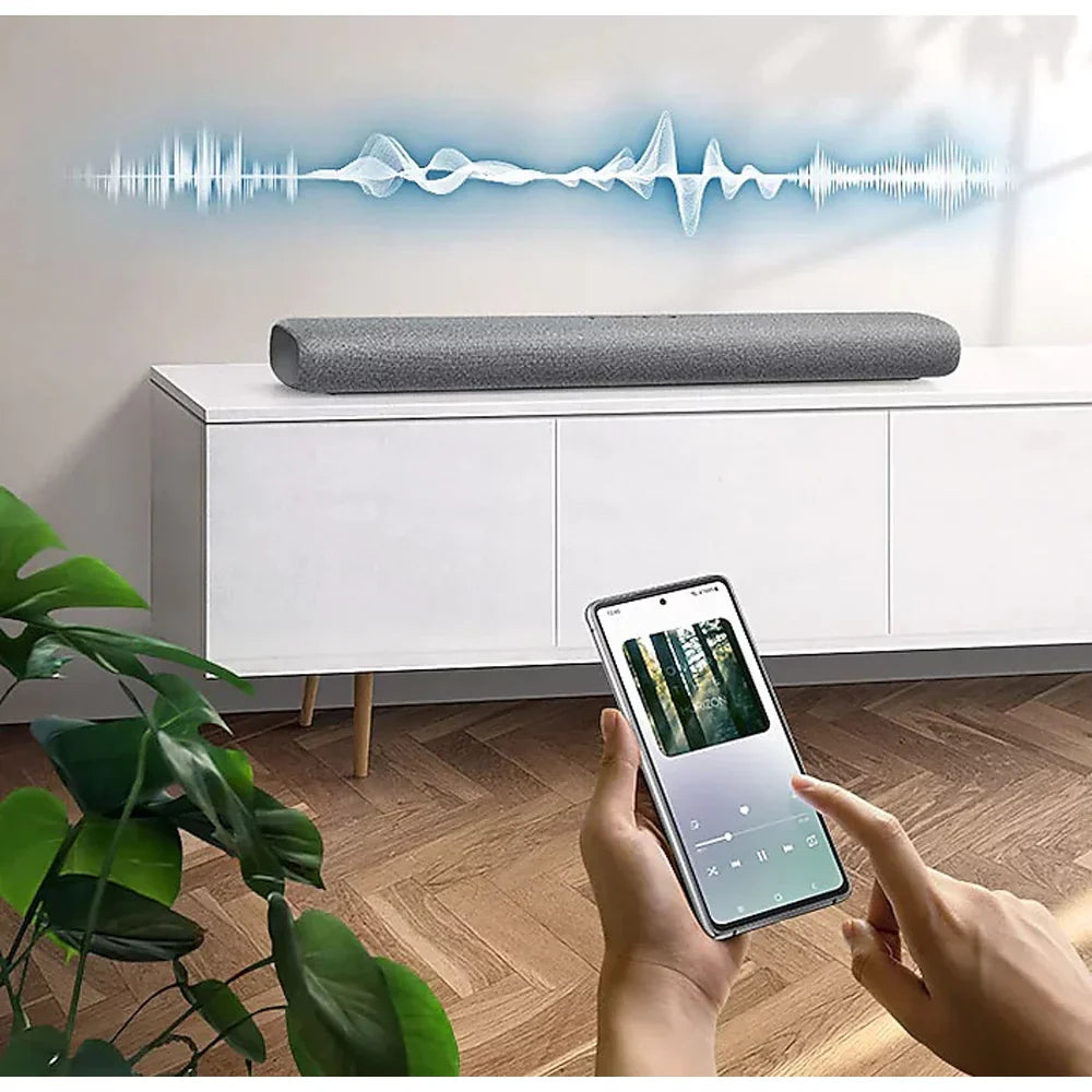 Samsung - 3.0ch Soundbar with Dolby Atmos,  Virtual:, Built in Center Speaker, Adaptive Sound Lite, Bluetooth Multi Connection, Premium Design, 2021, Deep Gray - (Open Box)