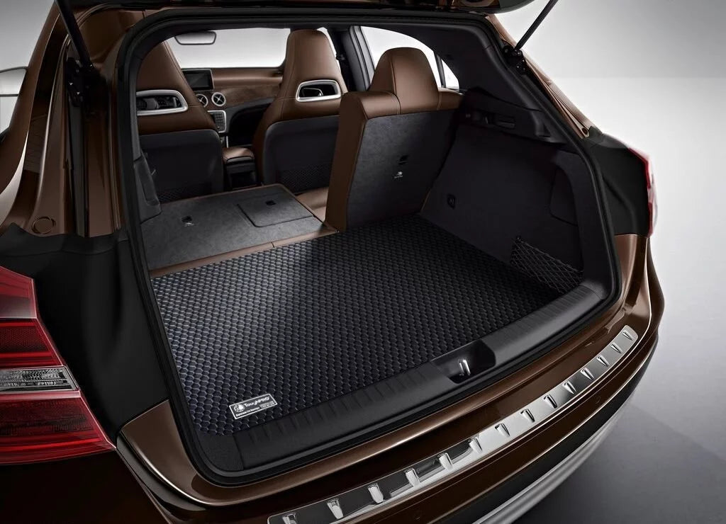 ToughPRO - Trunk Mat Compatible with  Camry - All Weather Heavy Duty (Made in ) - Black Rubber - 2016