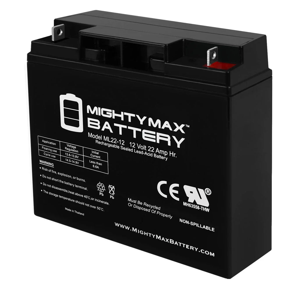 12V 22AH  Battery Replaces Rascal / Series Scooter