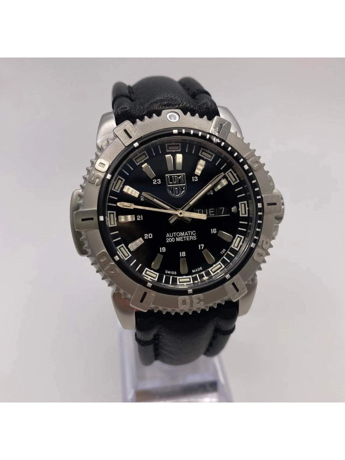 Pre-owned Luminox Modern Mariner 45mm Steel Mens Watch .6501. (Good)