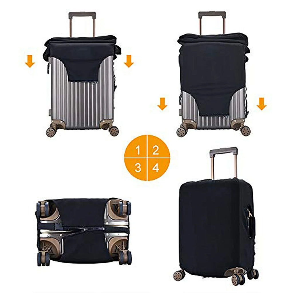 Lukts Airplanes In The Sky Elastic Travel Luggage Cover Suitcase Protector Bag,Anti-Scratch,Dust-Proof Washable Suitcase Sleeve For Kid Adult, (For 18-32 Inch Luggage)