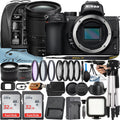 Nikon  Mirrorless Camera with   24-70mm f/4  Lens + 2 Pack 32GB SanDisk Card + Case + Tripod + ZeeTech Accessory Bundle