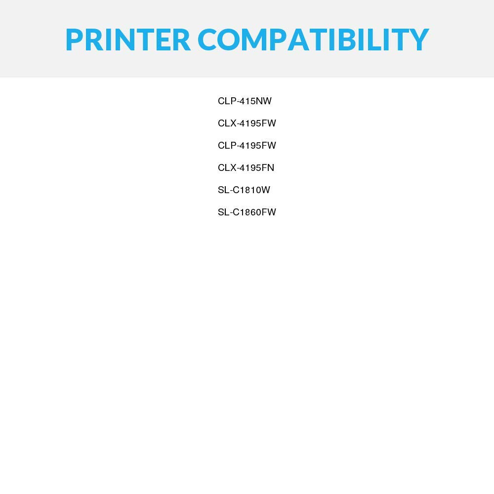 Speedy Inks Toner Cartridge Replacement for Samsung -504S Series (2 Black, 1 Cyan, 1 Magenta, 1 Yellow, 5-Pack)