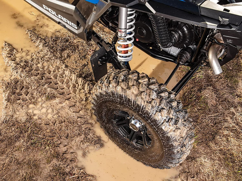 SuperATV Mud Flaps for 2018+ Polaris   Turbo   2019+   4 Turbo / Turbo  Velocity/ 4 Turbo  Velocity  8 x 10 7/8 Mud Flaps  Flexible and Lightweight   Made!