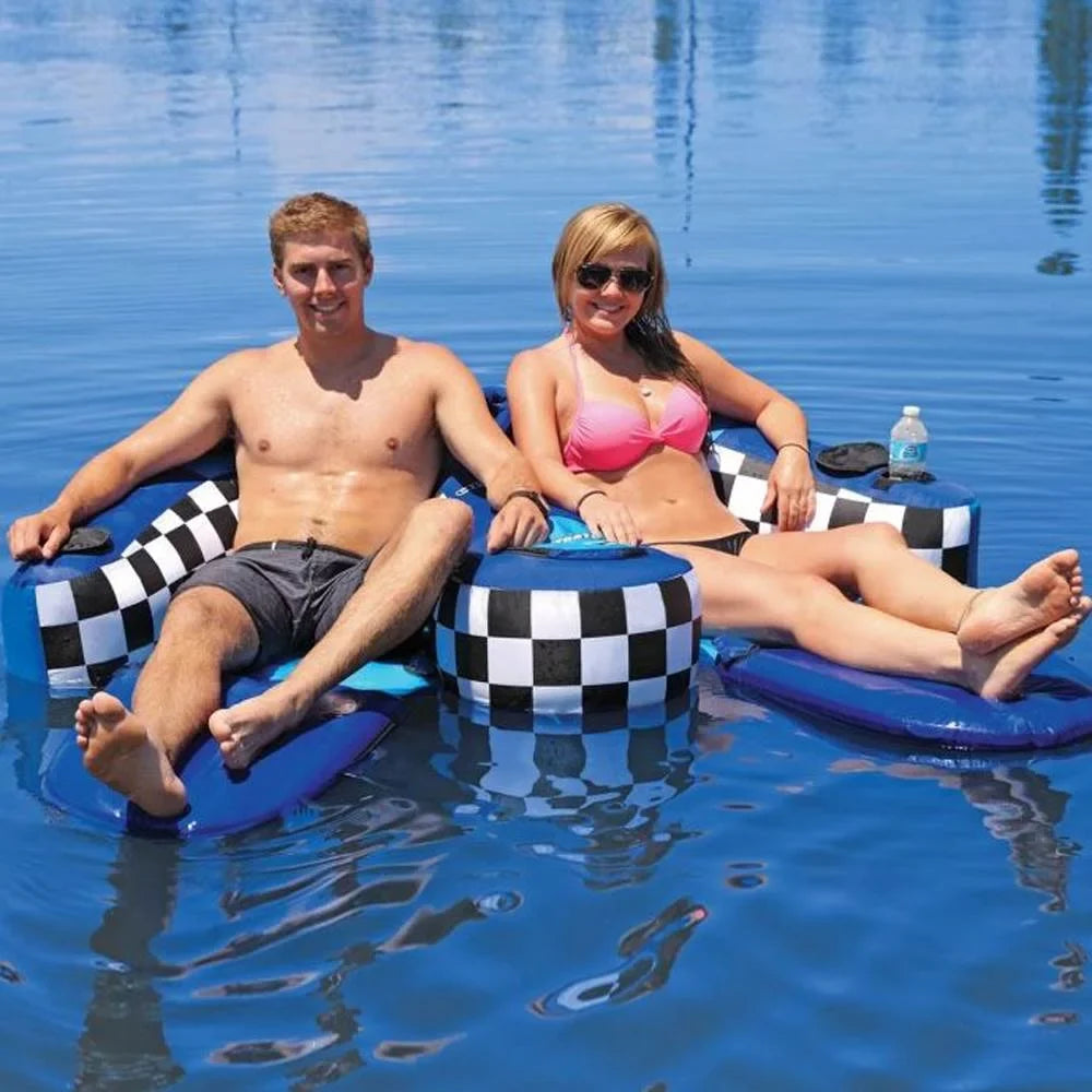 Airhead  53-1982 Chariot Duo Double Rider Lake Boat Towable Tube