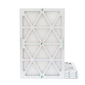 Glasfloss  14x24x1  10 Pleated  Furnace Air Filters. Box of 4. Exact Size: 13-1/2 x 23-1/2 x 7/8