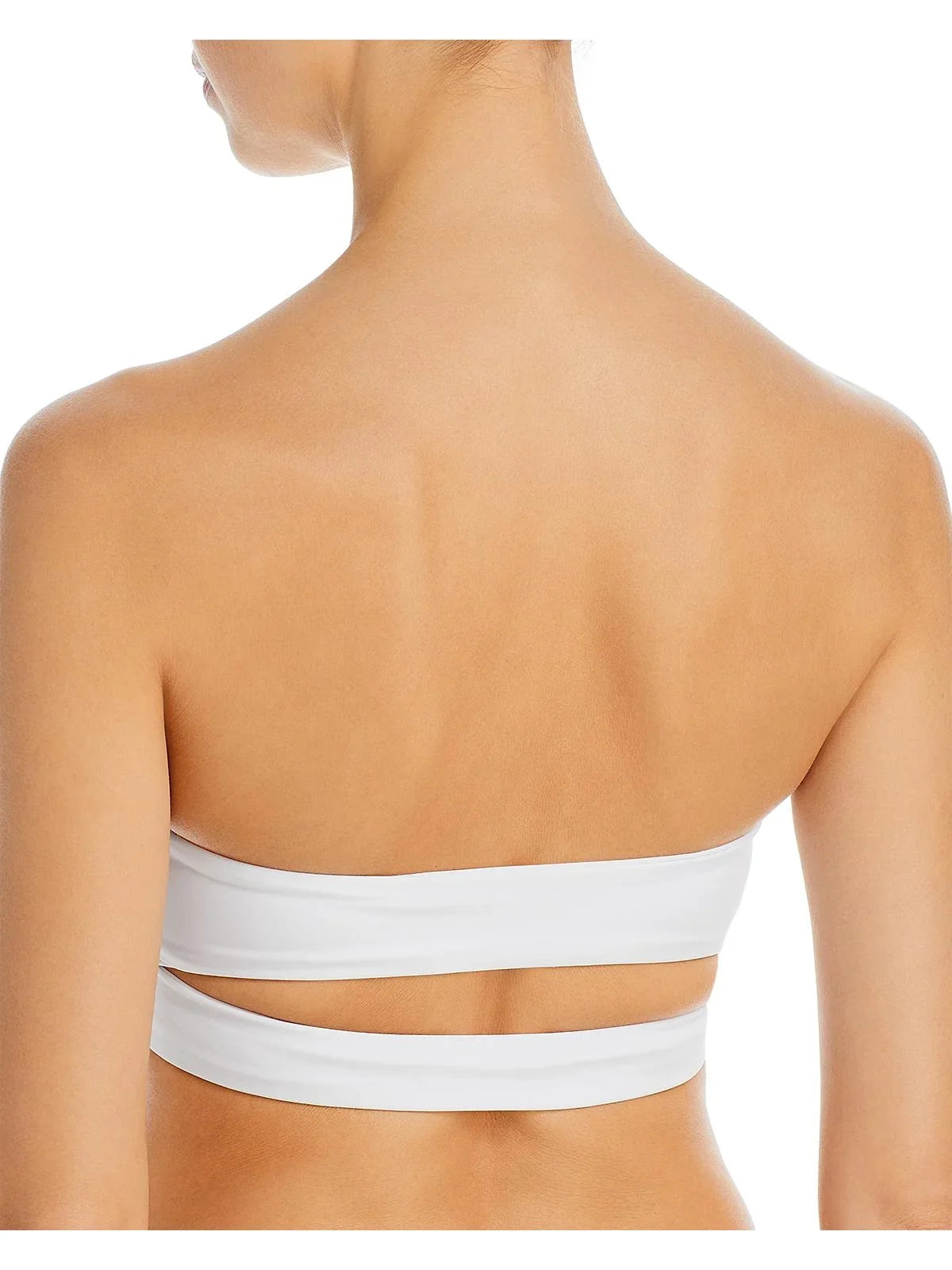 Swim Womens Eva Top Solid Nylon Bikini Swim top