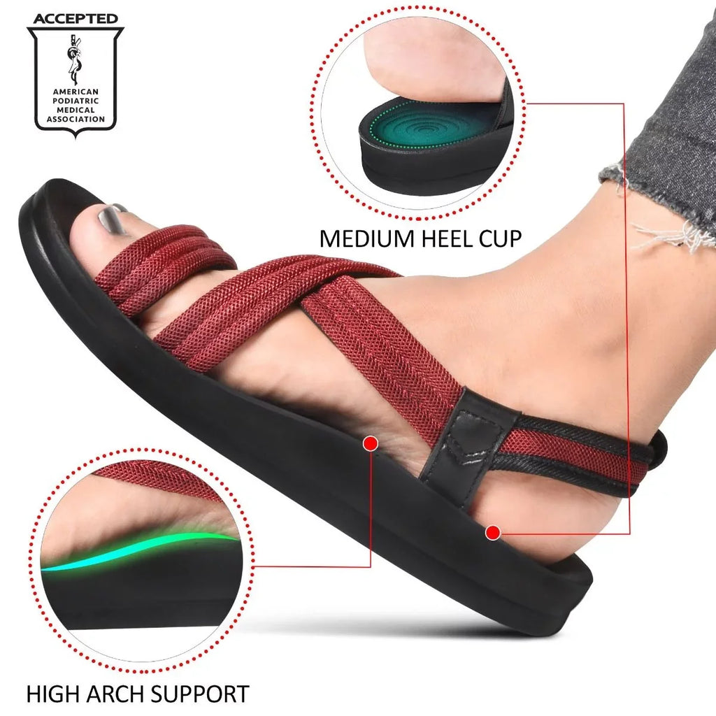 Aerothotic Women's Hadal Adjustable Ankle Strap Open Toe Sandals