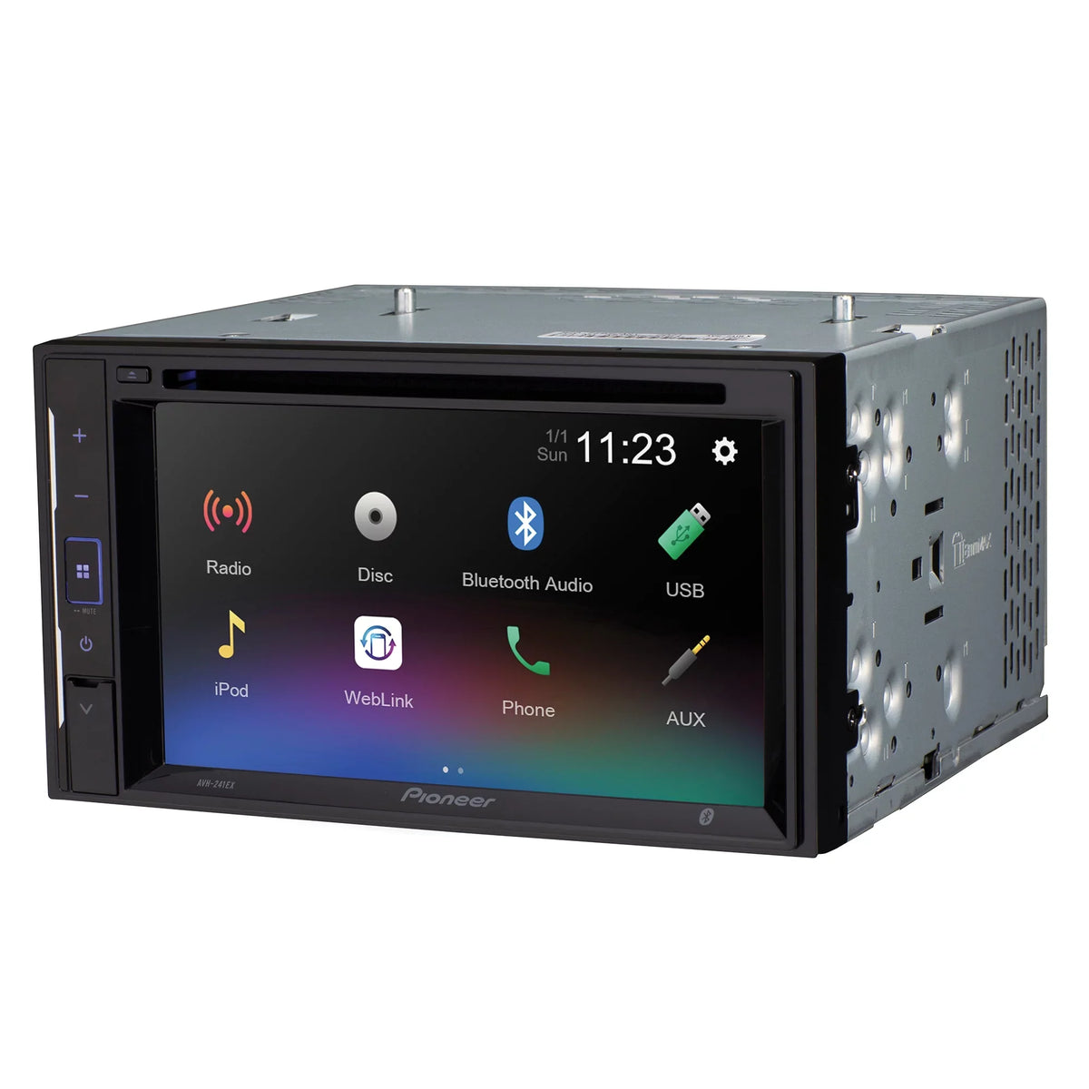 Pioneer 6.2  inch Resistive Touchscreen Back Up Camera Ready -  Receiver - Black
