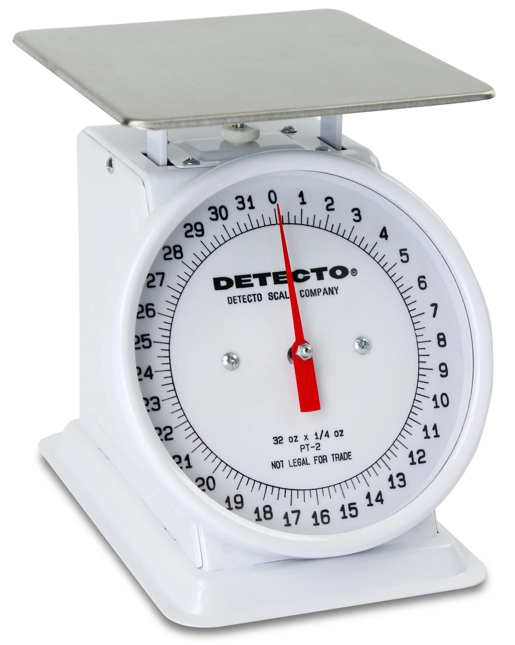 Cardinal & Detecto -1000SRK 5.75 x 5.75 in. 1000 g Stainless Steel Top Loading Rotating Dial Scale