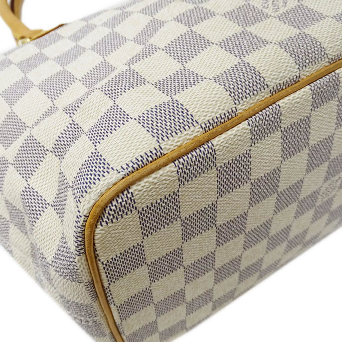 Authenticated Used Louis Vuitton   Bag Damier Azul Ladies Tote Handbag Saleya   White Gray
