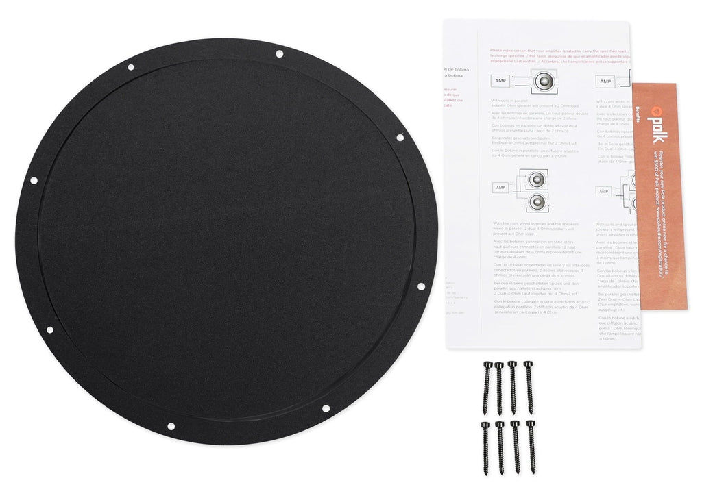 (2) Polk Audio  12” 2220 Watt Car Subwoofers+Sealed Sub Box Enclosure