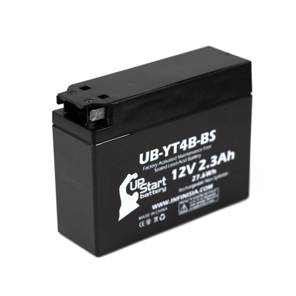5-Pack UpStart Battery Replacement for 2001 Yamaha  400CC Factory Activated, Maintenance Free, Motorcycle Battery - 12V, 2.3Ah, --
