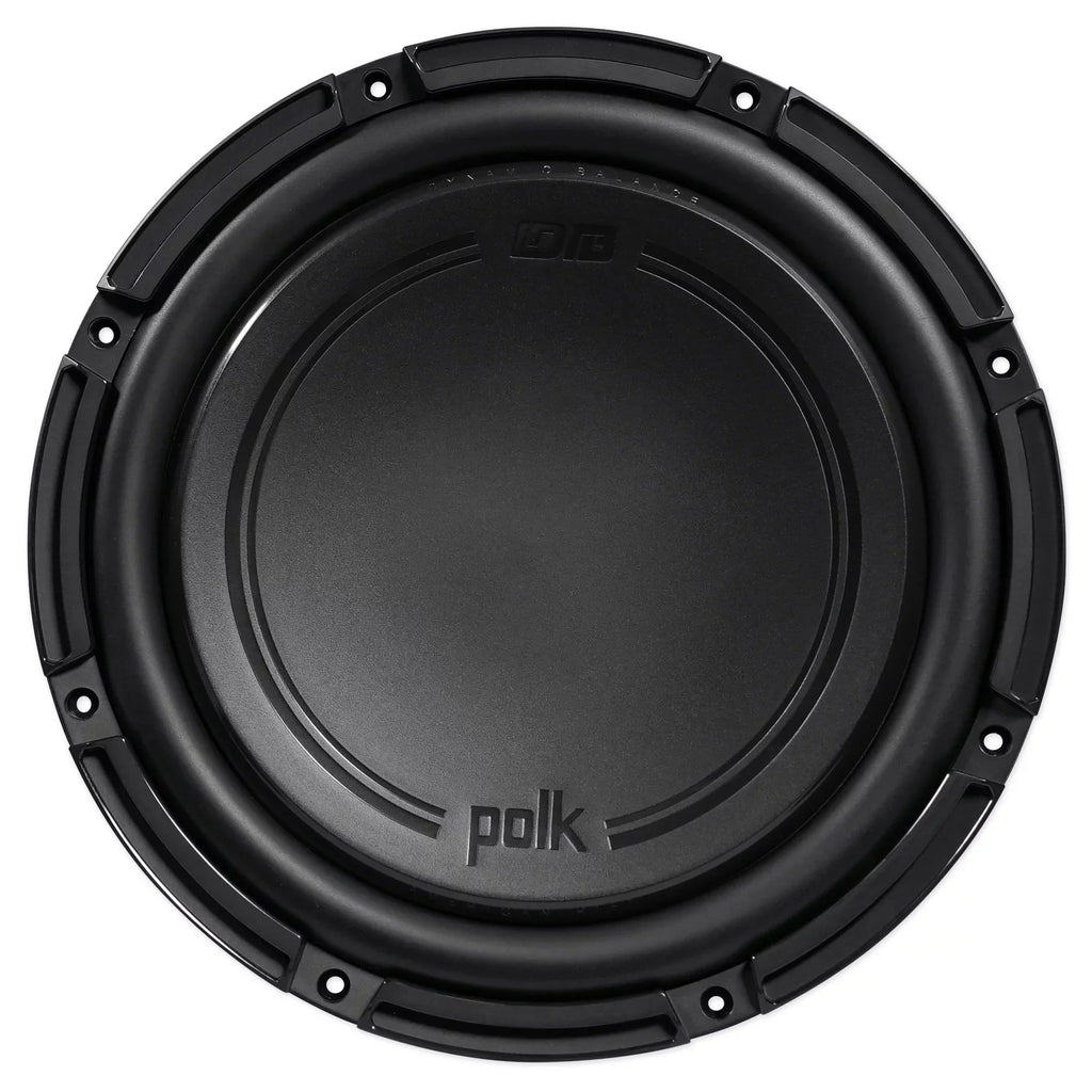 (2) Polk Audio  12” 2220 Watt Car Subwoofers+Sealed Sub Box Enclosure