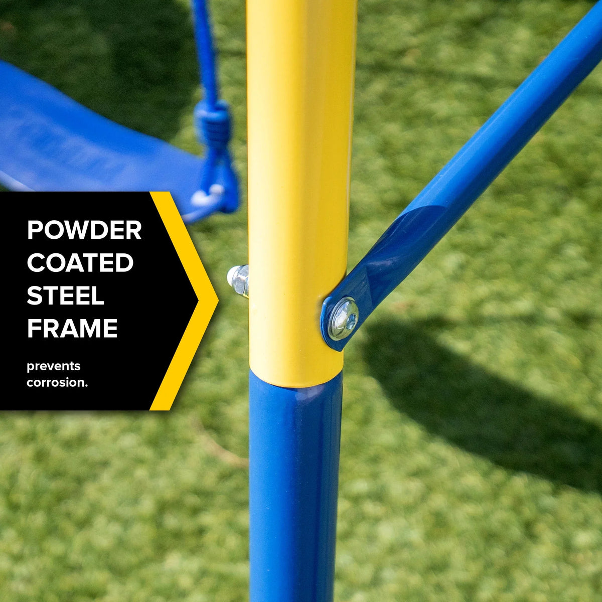 Sportspower Swing and Saucer Swing Metal Set with Heavy Duty -Frame, holds up to 300 lb.