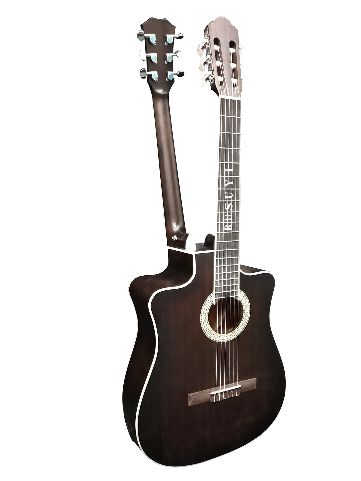 6 Strings classical /6 Strings Acoustic Double Neck, Double Sided Busuyi Guitar 2021