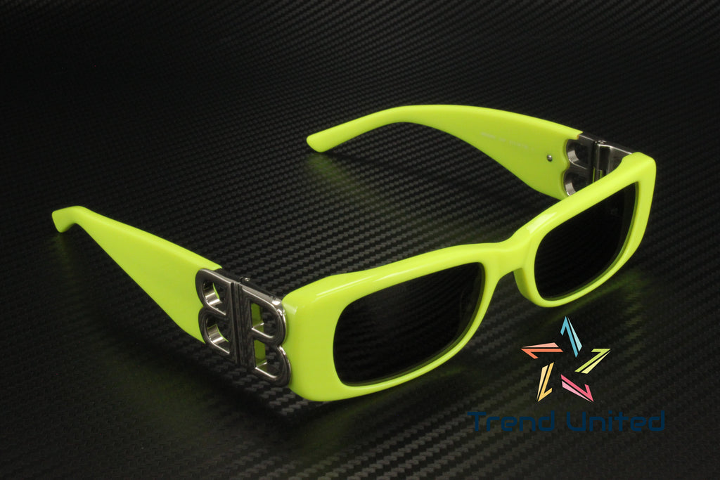 Balenciaga Grey Rectangular Ladies Sunglasses  008 51