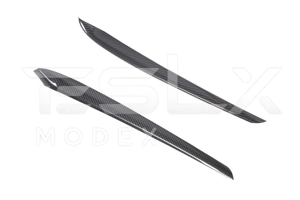 Replacement For 2020-2023  Model 3 & 2020-Up Model  Factory Style   Interior Front Door Trim Panel Cover Pair