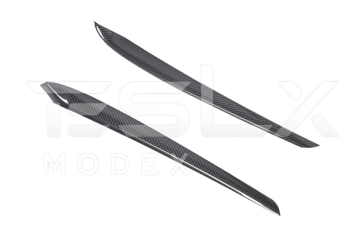 Replacement For 2020-2023  Model 3 & 2020-Up Model  Factory Style   Interior Front Door Trim Panel Cover Pair
