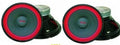 2    Raw  Subwoofer700W 18" Raw replacement    Speaker Subwoofer 8 Ohm Woofer 50oz Magnet, Black/Red