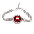 austrian euan flag vienna Tennis Chain Anklet Bracelet Diamond Jewelry