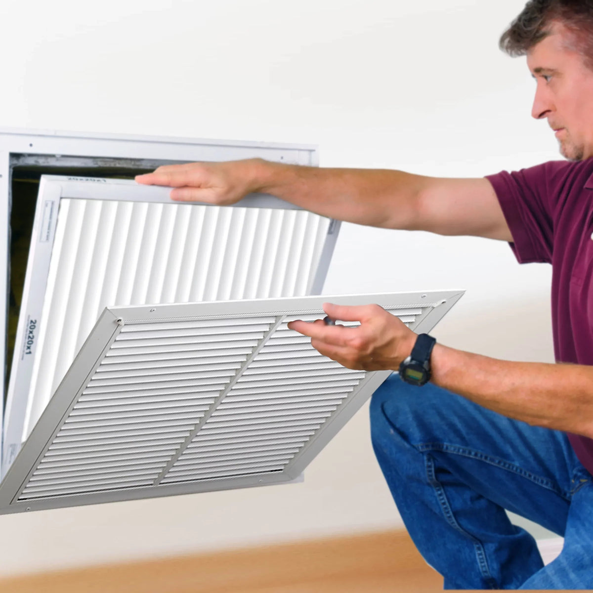 Honeywell 20x30x1  12 Pleated  Furnace Air Filter -12 Pack
