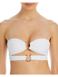 Swim Womens Eva Top Solid Nylon Bikini Swim top
