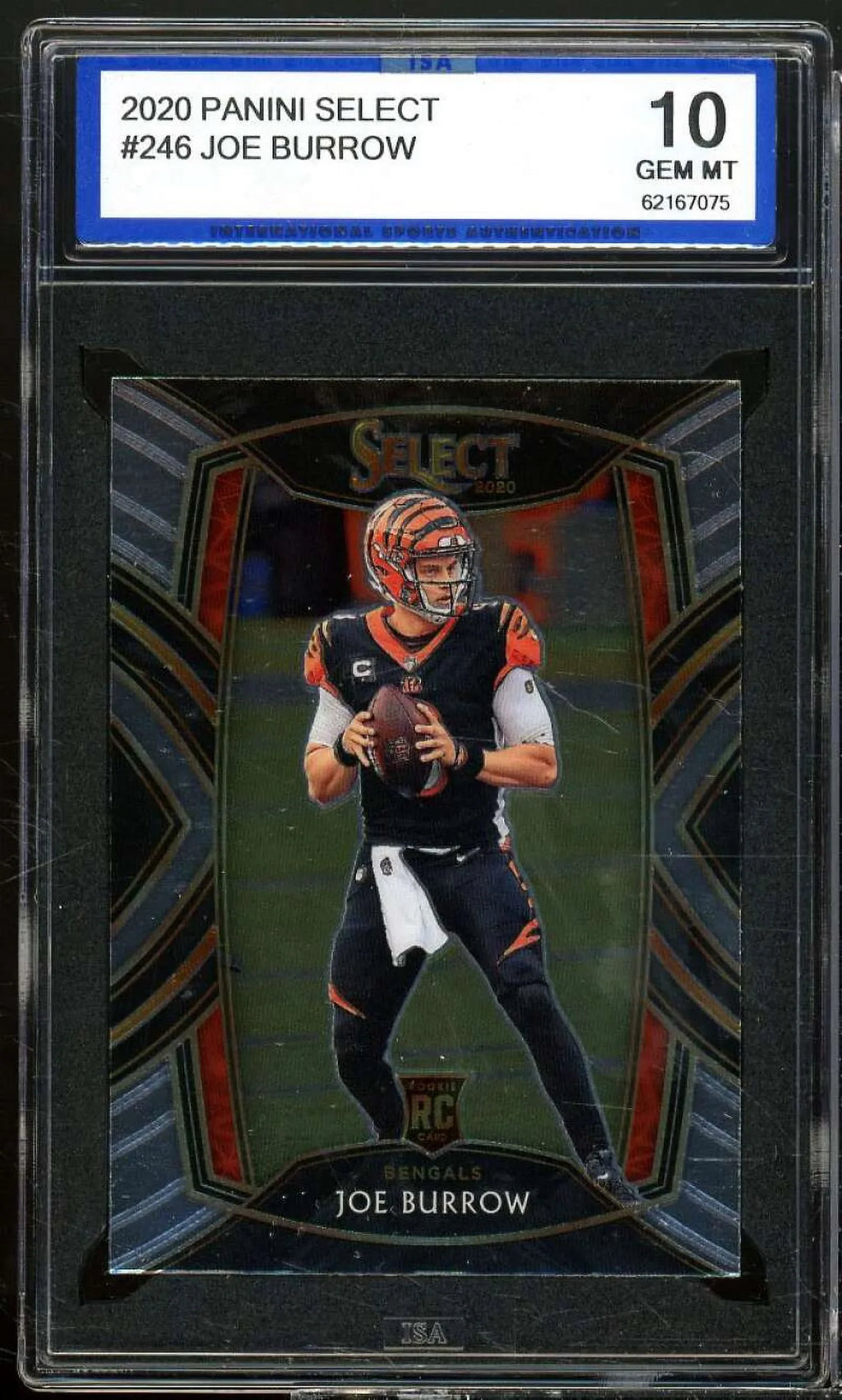 Joe Burrow Rookie Card 2020 Panini Select #246  10