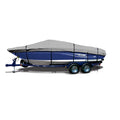 SavvyCraft Pro Bass Style Fishing / Trailerable Boat Cover 18'6" x 92" Grey