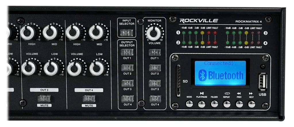Rockville   Multi Room Home Receiver+6) Ceiling+2) Black Wall Speakers