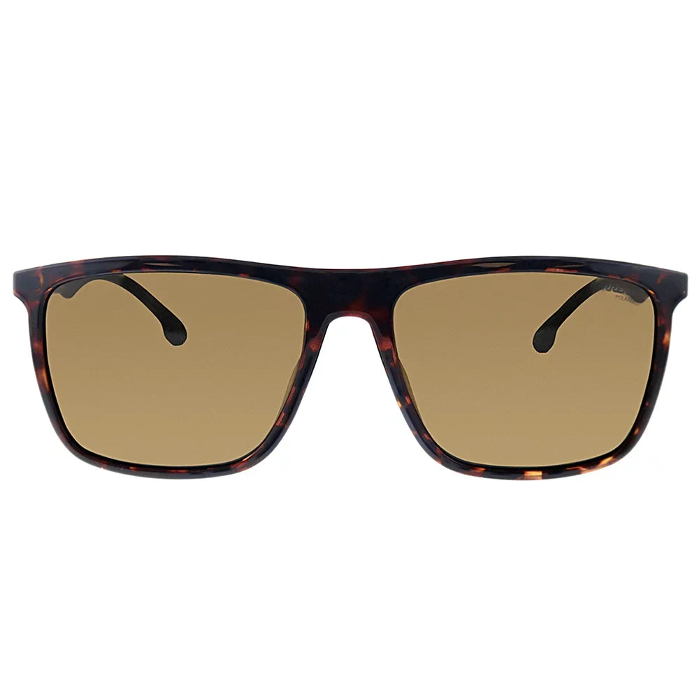 Carrera Polarized Bronze Rectangular Men's Sunglasses  8032/ 0086/ 57