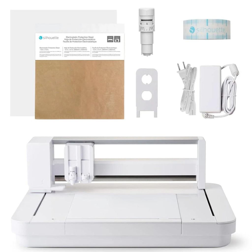 Silhouette Curio 2 w/ Advanced Blade Pack, 38 Oracal Sheets, Siser