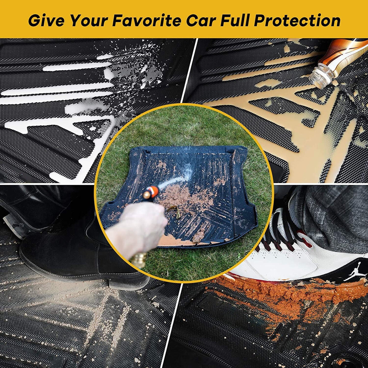 Trunk Liner  Cargo Mats for 2014-2018 Subaru Forester Reliable Protection