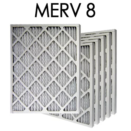 15x20x1  8 Pleated Air Filter 6PK | 14.5x19.5x.75 - Actual Size