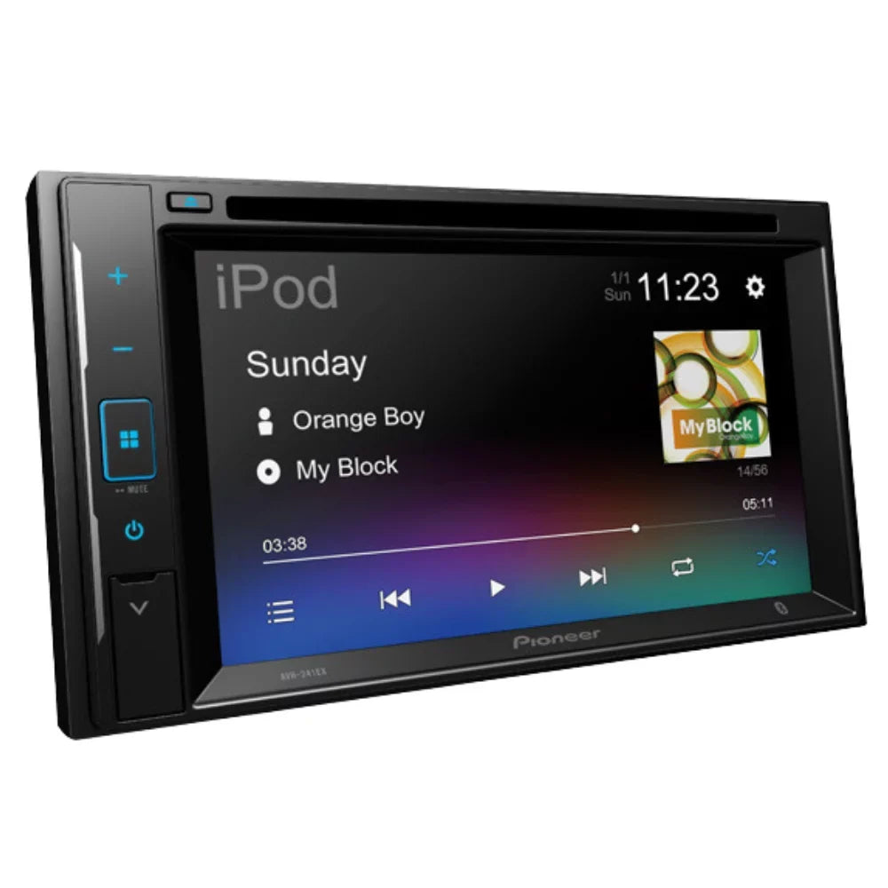 Bundle with Pioneer Multimedia  Car Stereo and Installation Kit - for 2004-2008 Ford -150 /Bluetooth Touchscreen Radio - Backup Camera, Double Din Mounting Kit