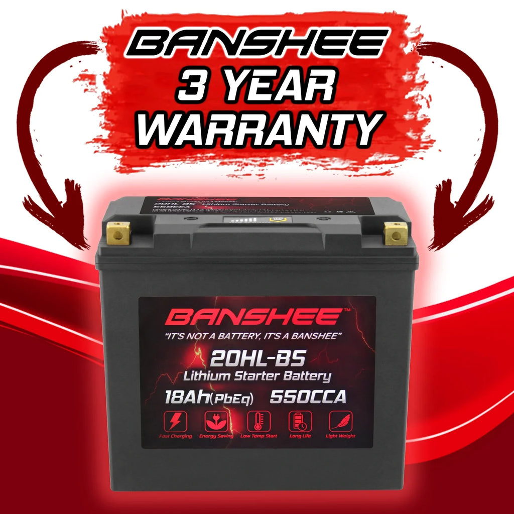 Banshee 20L- LiFePO4 Motorsports Battery Compatible with Yamaha  2019 to 2019