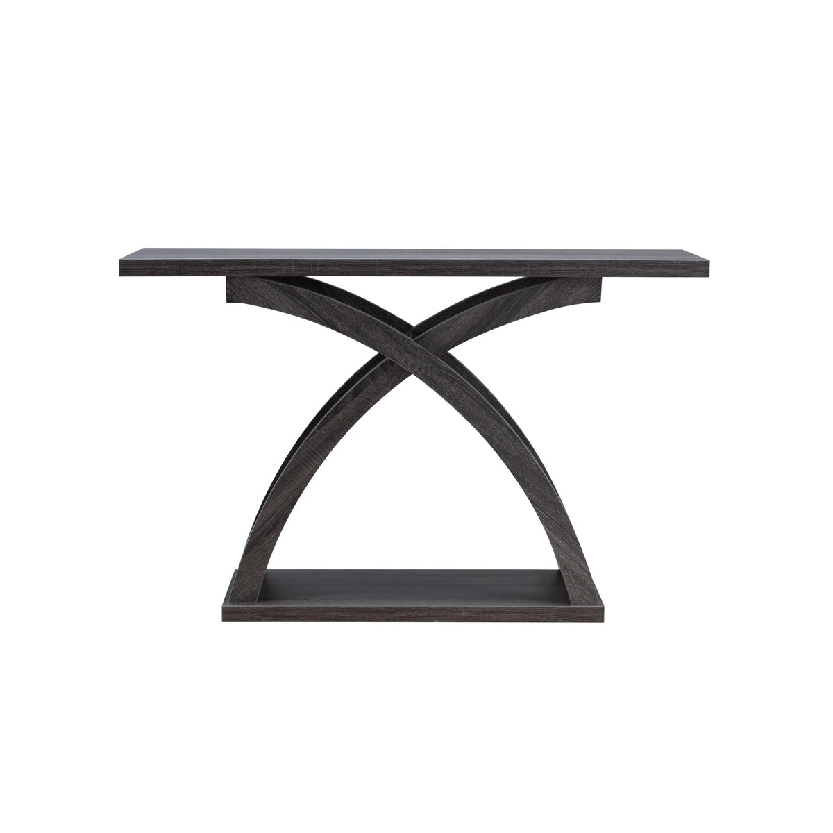 Denhour   Transitional Distressed Grey 47-inch 1-Shelf Sofa Table by