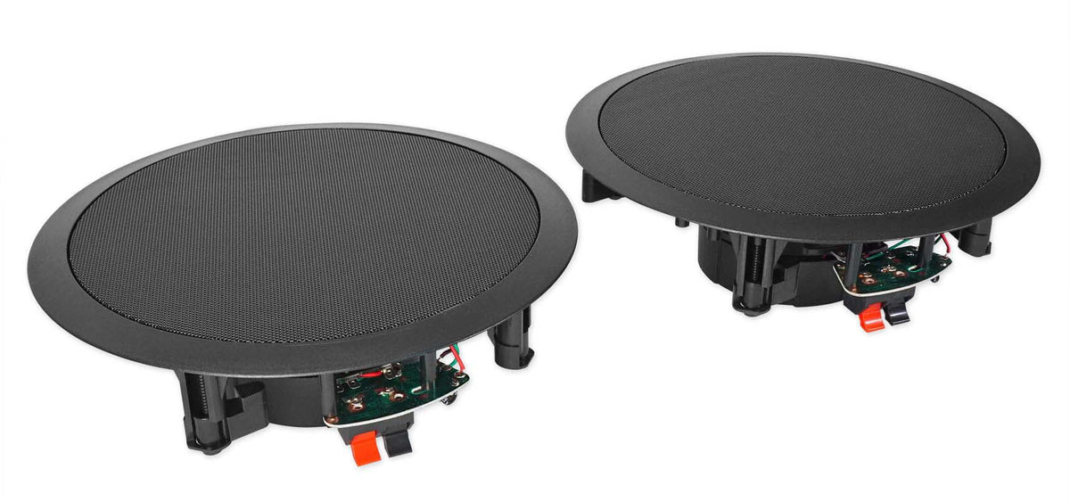 Rockville   Multi Room Home Receiver+6) Ceiling+2) Black Wall Speakers