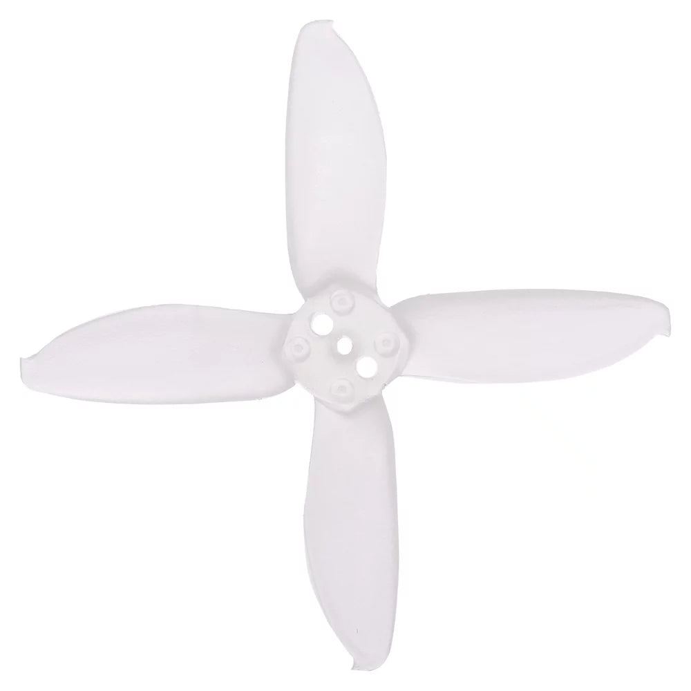 12 Pairs   Micro 2 Inch 4-blade Transparent Propellers   for 1106 1104 Motor  Racing Drone