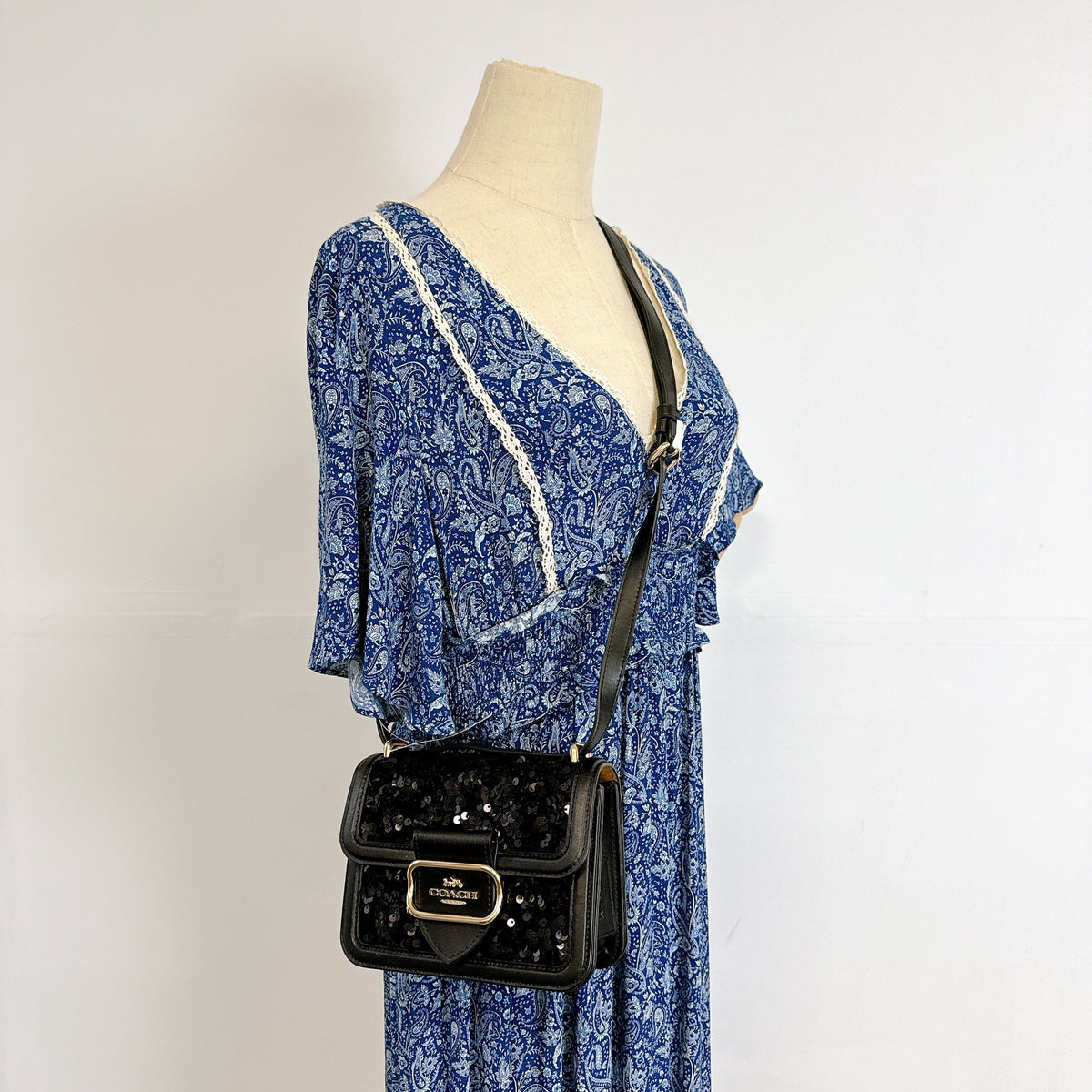 Coach  Morgan Square Crossbody  Black