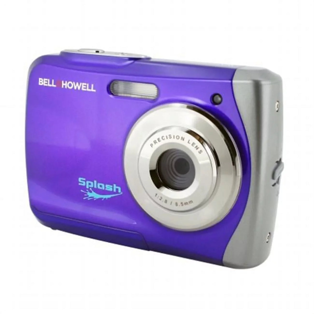 Bell+howell - 12.0 Megapixel Wp7 Splash Underwater Digital Camera -purple