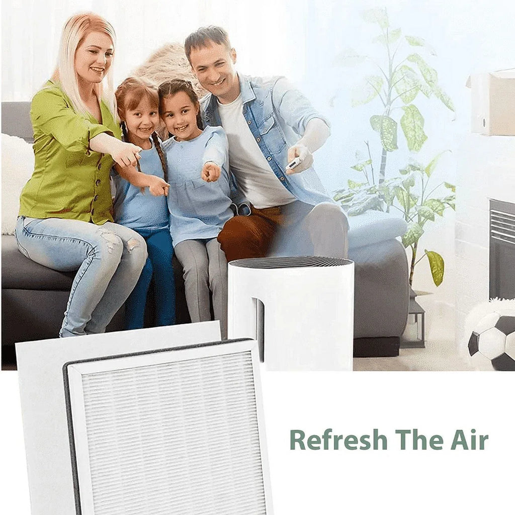 2 Pack 3-in-1 True  Replacement Filter for Pure Enrichment PureZone Air Purifier, 2   Filter & 2 Activated Carbon Prefilters, Replace