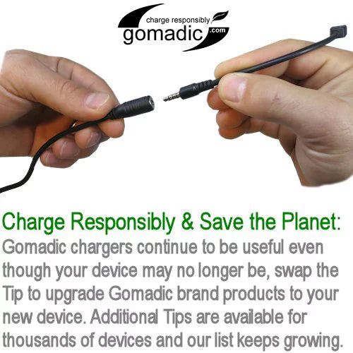 Gomadic High Capacity Rechargeable External Battery Pack suitable for the Samsung Galaxy  Mini - Portable Charger with TipExchange Technology