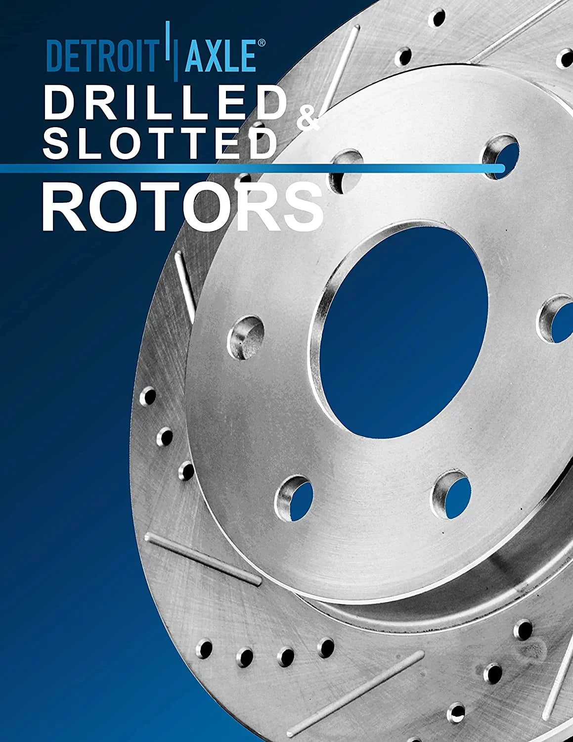 Detroit Axle - Brake Kit for Chevy  Silverado Sierra 1500 Astro Tahoe Safari Yukon Replacement Drilled Slotted Disc Brake Rotors Ceramic Brakes Pads: 12'' Front and 12.78'' Rear Rotors