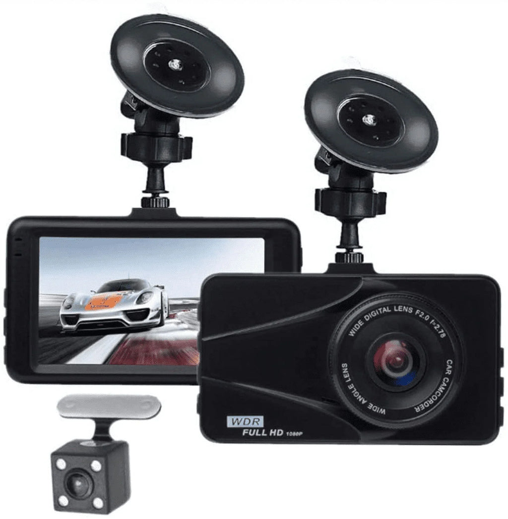 Plus  Dash Cam For Ford Dual Travel Recorder Full  3"  Screen 170° Wide Angle, , -Sensor, Loop Recording Motion Detection Excellent Video Images