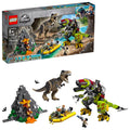 Jurassic World . rex vs Dino-Mech Battle 75938 Dinosaur Building Toy (716 Pieces)