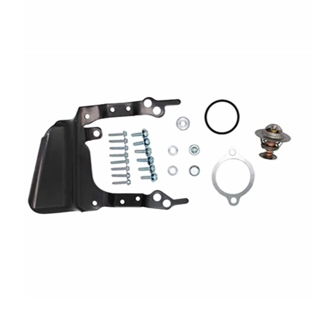 AutoShack Upper Intake Manifold with Thermostat and Gaskets Replacement for Ford Mustang Explorer Crown Victoria Mercury Grand Marquis Mountaineer Lincoln Town Car Without Coolant Heated