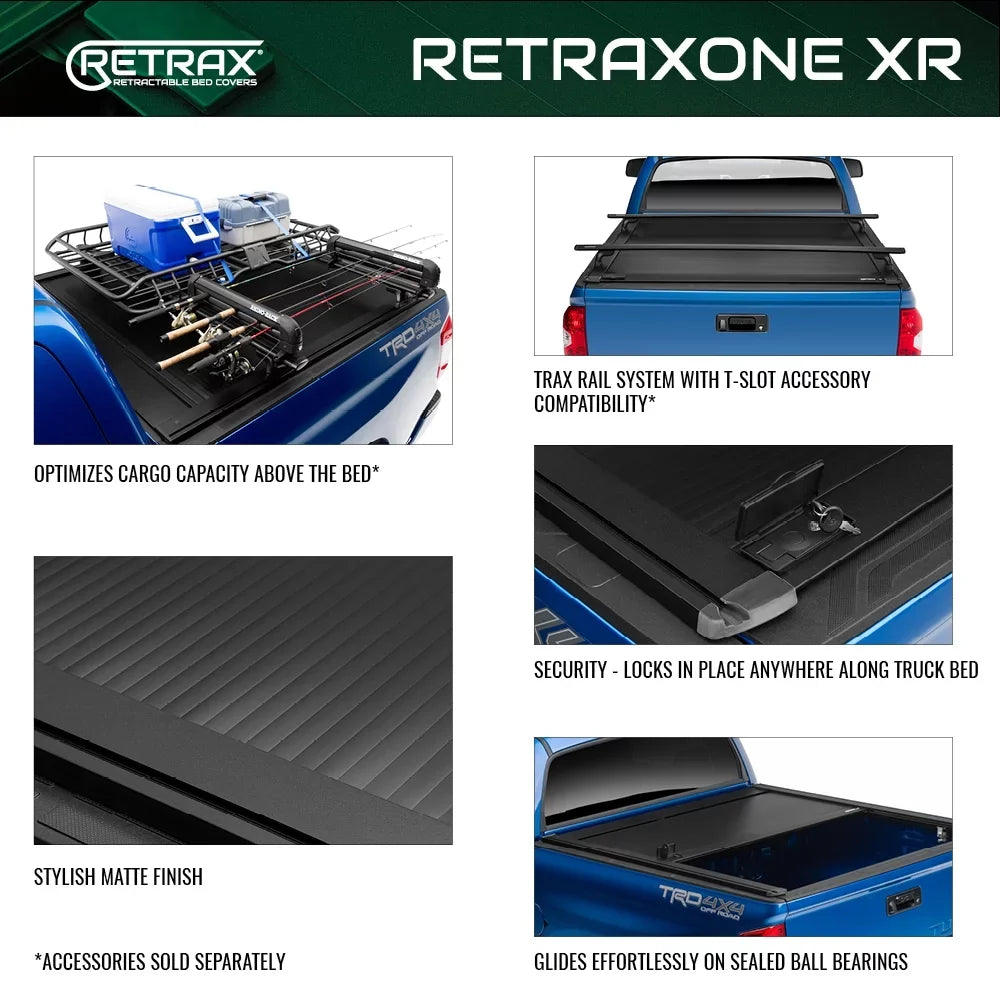 Retrax By Realtruck Retrax By Realtruck Retraxone  Retractable Truck Bed Tonneau Cover | -60454 | Compatible With Select 2015-2022 Chevy/ Colorado/Canyon 5' 3" Bed (62.7")