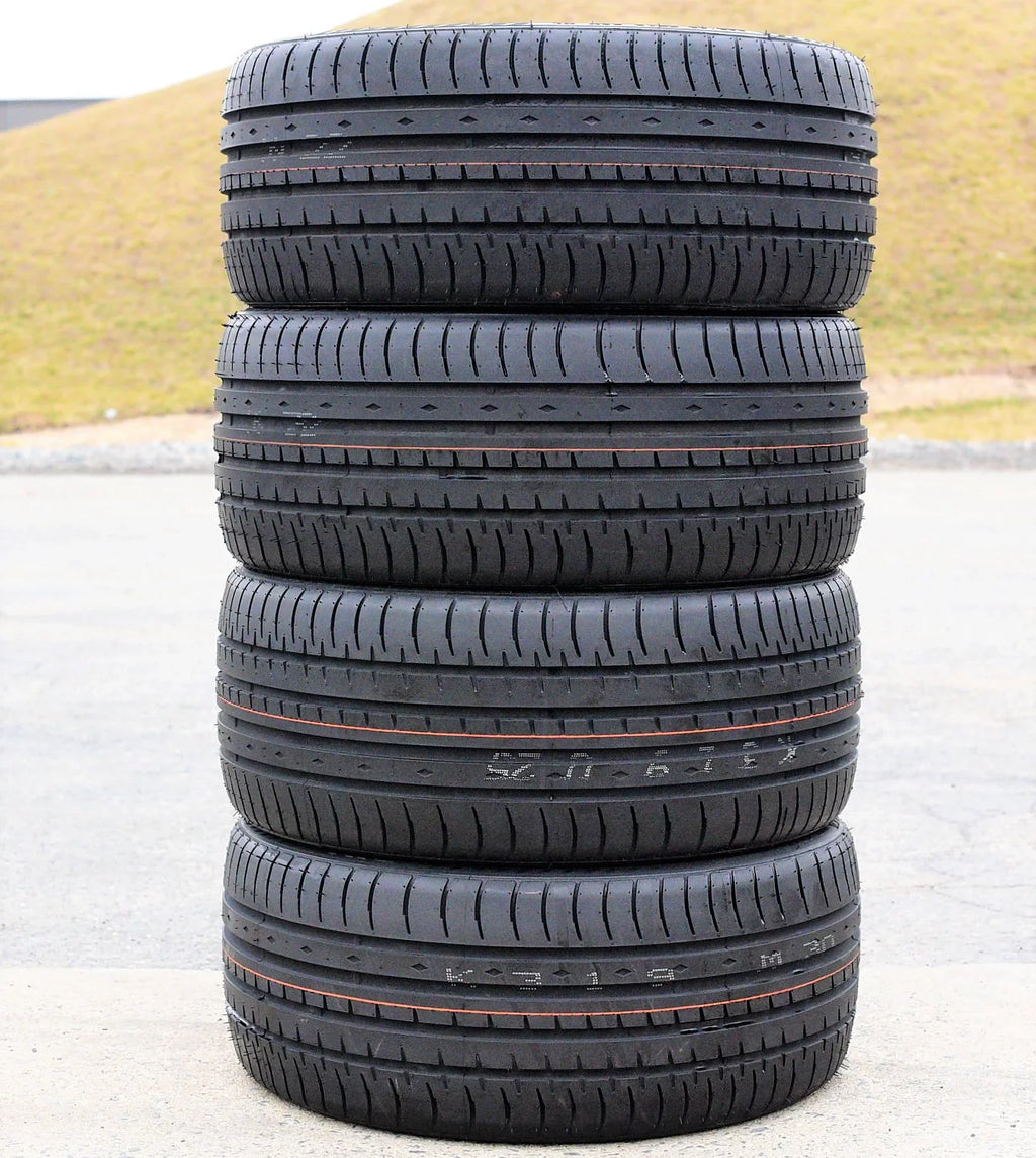 Pair of 2 () Accelera Phi 235/40ZR18 235/40R18 95Y  / High Performance Tires Fits: 2012-18 Ford Focus Titanium, 2017-23 Honda Civic Sport Touring