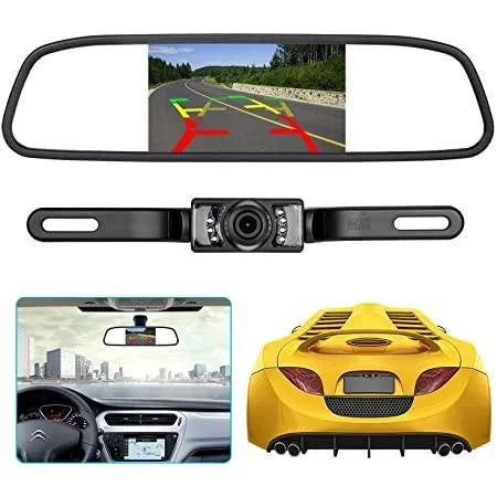 Absolute -700 7"  Rear View Mirror Monitor Car Monitor +  Night Vision Car Camera Parking Assistance System Kit